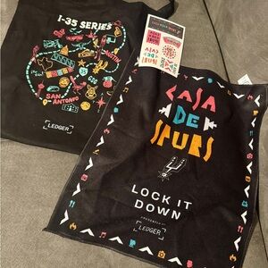 San Antonio Spurs Tote, Towel & Tattoo - Casa de Spurs - I35 series